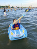 swimbobo兒童游泳圈 戶外戲水寶寶坐艇 小孩玩水坐圈游泳裝備K2003 曬單實(shí)拍圖