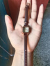 斐樂（FILA）復(fù)古水鉆小方糖女士手表女送女友七夕情人節(jié)禮物 6571-101F 曬單實拍圖