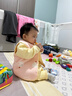 巴拉巴拉童裝嬰兒連體衣輕薄羽絨服寶寶衣服2025冬裝抱衣爬服男童女童萌趣 黃色雪人-白鴨絨 80 cm-充絨量41g 曬單實(shí)拍圖