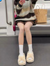 擎晨日本光腿神器女秋冬季裸感膚色連褲襪加絨加厚絲襪薄款肉色打底褲 光腿膚【連腳款】 均碼 秋冬款 480D【適合5-15℃】 曬單實(shí)拍圖