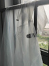 四萬(wàn)公里雨衣自行車電動(dòng)車山地車騎行學(xué)生全身防暴雨雨披雙帽檐 磨砂白4XL 曬單實(shí)拍圖