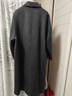 Olrain歐芮兒2025新款女裝冬季高級感氣質(zhì)灰色長(cháng)款羊毛大衣雙面呢外套 中灰色 均碼 曬單實(shí)拍圖