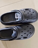 名創(chuàng)優(yōu)品（MINISO）洞洞鞋男士夏季外穿防滑厚底eva踩屎感涼鞋防臭海邊沙灘包頭拖鞋 曬單實(shí)拍圖