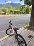 大眾自行車成人山地車鋁合金自行車學(xué)生男女禧瑪諾微轉(zhuǎn)變速油碟單車 粉紅色 鋁合金 油碟 26寸 27速 微轉(zhuǎn)變速 曬單實(shí)拍圖