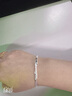 中國黃金（CHINA GOLD）莫比烏斯環(huán)銀手鐲足銀時(shí)尚款素圈鐲子銀手環(huán)教師節生日禮物送女友 【今/次日達】莫比烏斯手鐲 15±1g 曬單實(shí)拍圖