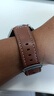 適用華為表帶gt2gt3gt4/gt5/gt2pro真皮牛皮表帶watch3pro手表帶 【棕色】 適用:華為GT4/GT5(46mm) 曬單實(shí)拍圖