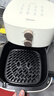 美的（Midea）家用空氣炸鍋免翻面25年新款 透明可視大窗口蒸汽嫩烤 實(shí)用大容量5.3L金屬內腔 易用旋鈕 KZE5383  曬單實(shí)拍圖