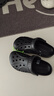 crocs卡駱馳貝雅洞洞鞋沙灘鞋|10126 黑色-001 39(240mm)  曬單實(shí)拍圖