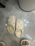 愛寶適月子鞋春秋孕產(chǎn)婦加厚軟底鞋包跟拖鞋家居鞋可外穿38-39碼 M421 曬單實(shí)拍圖