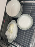 佩爾森釉下彩陶瓷米飯碗家用2025新款吃飯碗好看的小碗盤子碗盤餐具套裝 8寸石紋碗2個(gè)裝 曬單實(shí)拍圖