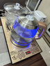 開品 全自動底部上水感應(yīng)續(xù)水燒水壺 家用辦公電茶爐燒水消毒電熱水壺 嵌入式玻璃燒水壺茶桌一體套裝 1L 香檳金 20X37CM 燒水煮杯 桶水款 曬單實拍圖