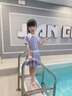 佑游女孩泳衣2025夏季新款兒童專業(yè)連體泳裝中大童速干寶寶游泳衣 紫色 130 3XL高125-135cm重55-65斤 曬單實拍圖