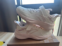 安踏兒童運動(dòng)鞋子女中大童秋新款皮面軟底透氣跑步鞋少女學(xué)生休閑鞋子 象牙白/凝脂白/藕灰【皮面】 36 曬單實(shí)拍圖
