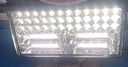 朝雨車燈led強光超亮遠近光12V-80V電動車拖拉機大燈強光超亮四輪車燈 A新8寸84珠方燈遠近+白(款) 曬單實拍圖