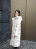 波司登2025新款羽絨服女長款90絨顯瘦連帽保暖冬季外套B250245526 暖絨米7C28【卡碼拍大】 XS 155/80A 體重約100斤以內(nèi) 曬單實(shí)拍圖