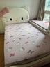 商者相融hellokitty兒童床女孩公主床兒童房凱蒂貓單人床女童卡通蝴蝶結床 【尊享版】凱蒂貓公主床+20cm小綿羊護脊乳膠床墊 1350mm*2000mm(框架床) 曬單實拍圖