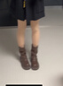 小野和子【楊冪同款】光腿神器雙層絲襪女秋冬季加絨保暖肉色打底褲連褲襪 曬單實(shí)拍圖