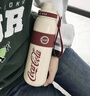 格沵（germ）保溫杯可口可樂(lè )聯(lián)名316男女士元氣運動(dòng)杯子大容量吸管潮流水杯 復古紅【潘展樂(lè )同款】 580ml 曬單實(shí)拍圖