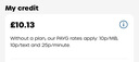 英國電話卡充值流量激活Giffgaff、O2、3 Three、Lyca、EE充值 10英鎊充值 曬單實拍圖