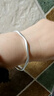周大生足銀S990莫比烏斯實(shí)心手鐲環(huán)形首飾手鐲生日禮物送女友 曬單實(shí)拍圖