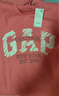 GAP男女裝2025春季新款純棉印花logo圓領(lǐng)短袖T恤藝術(shù)感上衣725626 西瓜紅 M (170/92A)亞洲尺碼 曬單實(shí)拍圖