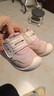 江博士秋季男女童卡通幼兒步前鞋 透氣休閑學(xué)步鞋 可愛(ài)寶寶健康鞋 粉紅/米 21 腳長(cháng)約12.0-12.6 曬單實(shí)拍圖
