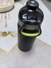 富光吸管保溫杯學(xué)生水杯316不銹鋼初中生中學(xué)生直飲杯運動(dòng)保溫杯水壺 黑色600ml 曬單實(shí)拍圖