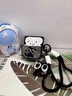 優(yōu)思頓適用airpods pro3保護套蘋(píng)果耳機殼3代airpod藍牙pro三代可愛(ài)男創(chuàng  )意高級感磁吸掛繩airpods4保護殼 【可愛(ài)小黑】皮質(zhì)軟殼+磁吸不掉蓋 蘋(píng)果 AirPods Pro3 第三代 曬單實(shí)拍圖