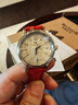 萬國（IWC）瑞士手表 柏濤菲諾系列時(shí)尚休閑女士自動(dòng)機(jī)械腕表 IW357408紅皮銀盤34mm 曬單實(shí)拍圖