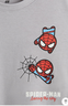 H&M童裝兒童男童T恤春季休閑蜘蛛俠打底寬松印花上衣1235745 灰色/蜘蛛俠 150 150/76 (10-12Y) 曬單實(shí)拍圖