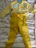 幼歌（YOUGE）嬰幼兒秋季新款親膚打底衫寶寶軟彈打底褲家居服套裝潮 黃色小鴨 90 cm 曬單實(shí)拍圖