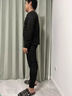雅鹿保暖內衣男士套裝秋冬季加絨秋衣秋褲男款防寒棉毛衫襯褲德發(fā)熱 曬單實(shí)拍圖
