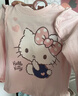 戴維貝拉Hello Kitty聯(lián)名兒童T恤女童抗菌打底衫秋裝上衣 曬單實(shí)拍圖