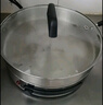 利仁（Liven）不銹鋼電餅鐺家用無(wú)涂層電煎鍋34cm大號烙餅鍋加深加大多功能電餅鐺電烙饃鍋電餅檔家庭用早餐機 【0涂層-加深鍋55mm】32cm口徑+2-5人 曬單實(shí)拍圖