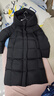 坦博爾羽絨服女中長(cháng)款時(shí)尚休閑百搭保暖加厚連帽面包服530780D黑色160 曬單實(shí)拍圖