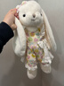 伽百利毛絨玩具可愛(ài)兔子公仔玩偶抱枕陪伴生日禮物送女生娃娃 W3599安貝爾 蝴蝶結裙兔 40cm 曬單實(shí)拍圖