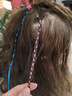 沛靚編發(fā)彩繩臟臟辮頭繩七彩漸變發(fā)繩編頭發(fā)絲帶綁發(fā)兒童彩帶頭飾女童 曬單實(shí)拍圖