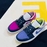 CLENIKEEDAIR NIKE.AJ.1 LOW黑白影子灰午夜藍耐磨男女運 純原AJ1low-粉紫鴛鴦NIKE 39 曬單實(shí)拍圖