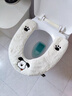 CTRLEND創(chuàng  )意小狗馬桶墊冬季保暖居家可愛(ài)馬桶坐墊帶提手防污馬桶墊冬季 U型小狗-灰藍色【加厚羊羔絨】1個(gè)裝 曬單實(shí)拍圖