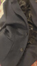 羅蒙【綿羊毛】毛呢西服男士秋冬季加大碼商務(wù)休閑單西裝保暖工裝上衣 曬單實(shí)拍圖