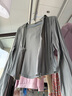 蕉下（beneunder）防曬衣女涼感修身AL11924短款辣妹防曬服女外套烏云灰M 曬單實(shí)拍圖