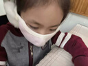 ZOZX德國兒童棉口罩冬季3到6歲女童高顏值純棉可洗加厚耳罩一體口罩 兒童口罩【藍色】 曬單實(shí)拍圖