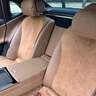 索飾輕奢奔馳E級坐墊E300L專(zhuān)用翻毛皮座墊E260L E350四季座套通風(fēng)夏季 24/25款E300L【豪華型全車(chē)5座】桐咖棕 曬單實(shí)拍圖