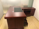 統閱 總裁老板桌 實(shí)木皮桌椅套裝 北京上海簡(jiǎn)約現代環(huán)保 大班臺主管 活動(dòng)柜一個(gè) 曬單實(shí)拍圖