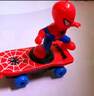 soumade蜘蛛俠特技滑板車(chē)兒童電動(dòng)玩具車(chē)男孩玩具燈光音樂(lè )兒童禮物 曬單實(shí)拍圖