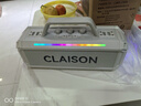 CLAISON【柏林之聲】藍牙音箱高音質(zhì)音響話(huà)筒一體自帶聲卡廣場(chǎng)舞家庭KTV套裝戶(hù)外K歌便攜式大功率低音炮 白色【雙話(huà)筒】300W丨震撼音效 曬單實(shí)拍圖