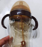 世喜斷奶奶瓶6-12個(gè)月嬰兒ppsu奶瓶大寶寶仿母乳奶嘴寬口徑300ml （7-10月）帶吸管 曬單實(shí)拍圖