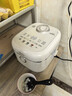 美的（Midea）飛快奶油電飯煲家用3-5人抗菌不粘內(nèi)膽電飯鍋5升青瓷新款智能可預(yù)約MB-5E01R 曬單實(shí)拍圖