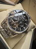 冠琴（GUANQIN）手表男機械表瑞士品質(zhì)防水夜光全自動(dòng)多功能雙日歷高檔商務(wù)男表 黑色鈦金屬 終生保 41mm 曬單實(shí)拍圖