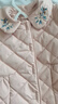 babylove【清倉】女寶寶夾棉外套秋冬季加厚保暖上衣棉服娃娃領(lǐng)刺繡外出服 藕荷粉 80 曬單實(shí)拍圖